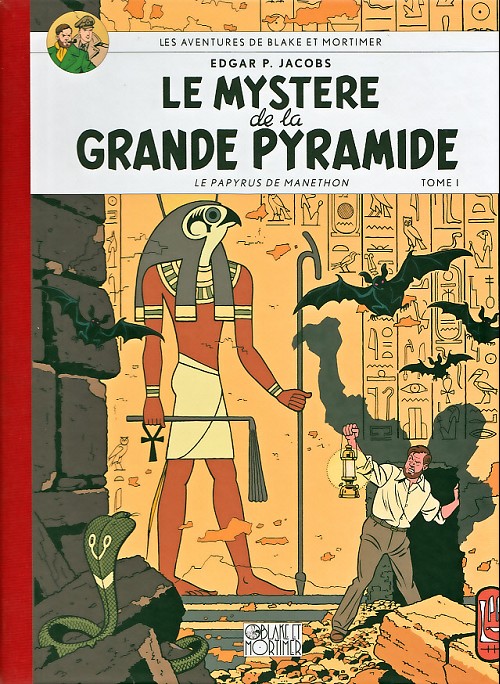 Couverture de l'album Blake et Mortimer Tome 4 Le Mystère de la Grande Pyramide - Tome I - Le Papyrus de Manethon