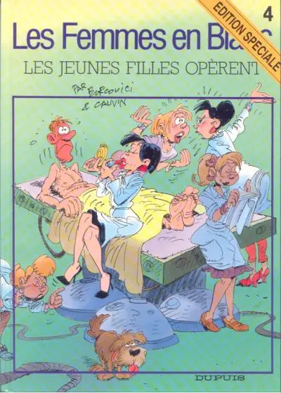 Couverture de l'album Les Femmes en Blanc Tome 4 Les jeunes filles opèrent