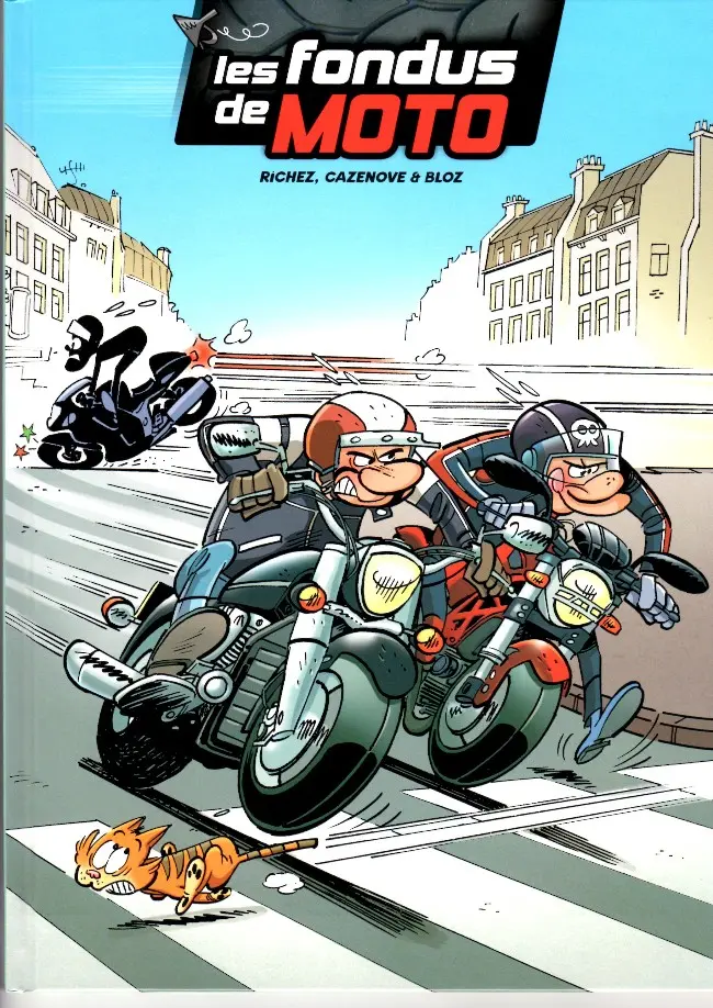 Couverture de l'album Les fondus de moto Tome 1