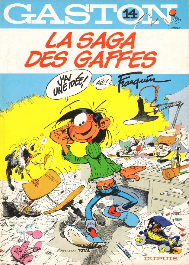 Couverture de l'album Gaston Tome 14 La Saga des Gaffes