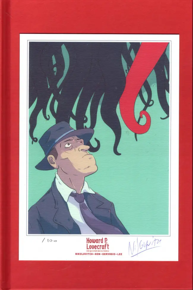 Couverture de l'album Howard P. Lovecraft - Celui qui écrivait dans les ténèbres