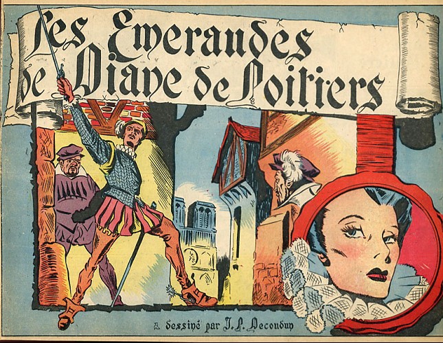 Couverture de l'album Les Aventures héroïques Les Émeraudes de Diane de Poitiers