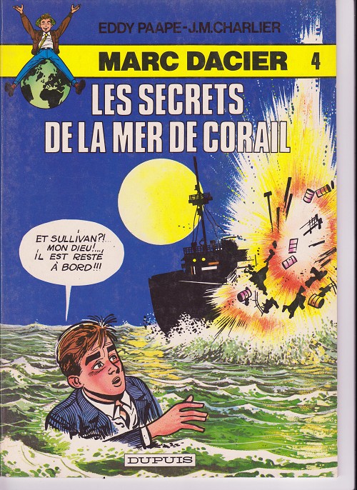 Couverture de l'album Marc Dacier Couleurs Tome 4 Les secrets de la Mer de Corail