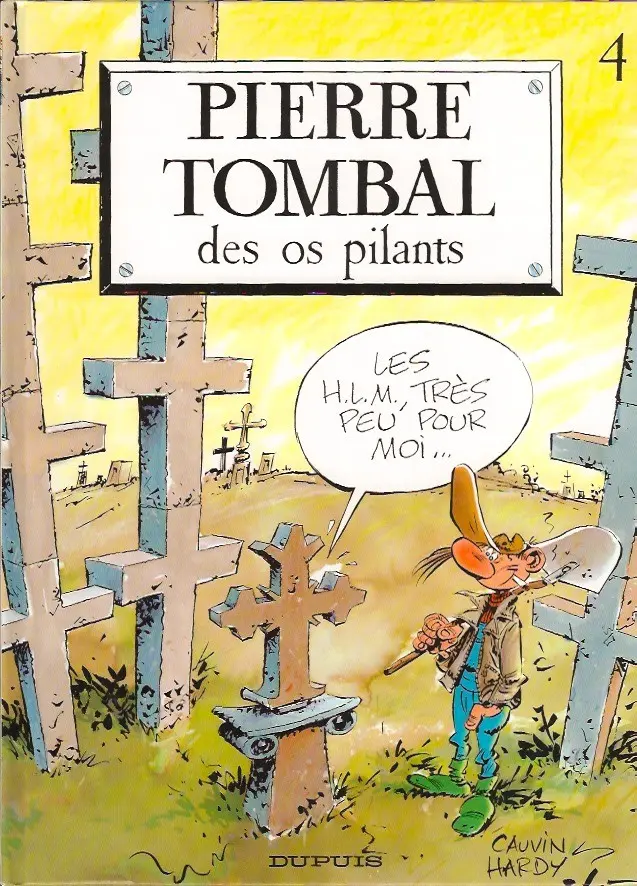Couverture de l'album Pierre Tombal Tome 4 Des os pilants