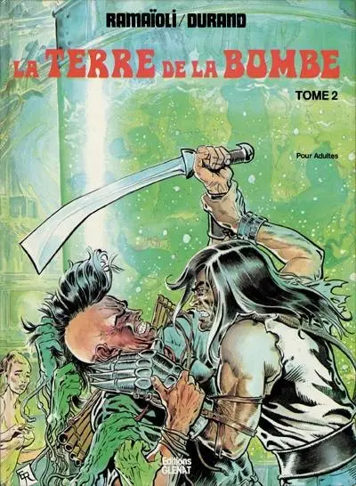 Couverture de l'album La Terre de la bombe Tome 2 Des mutants dans l'étang