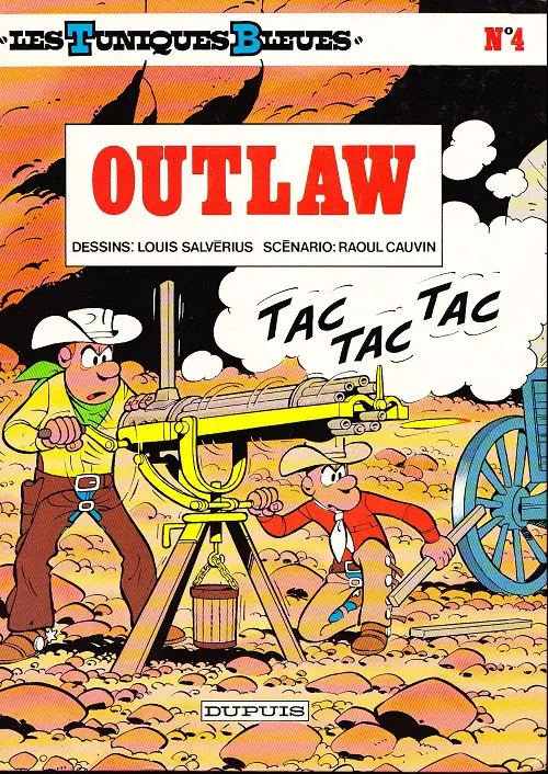 Couverture de l'album Les Tuniques Bleues Tome 4 Outlaw