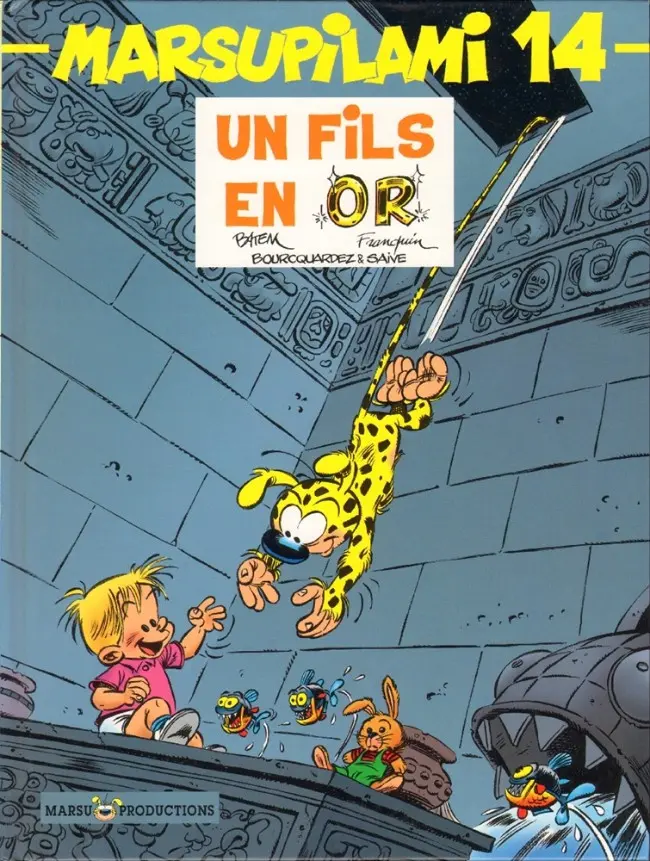 Couverture de l'album Marsupilami Tome 14 Un fils en or