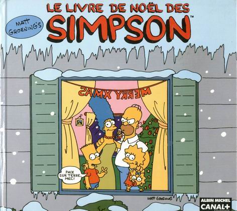 Couverture de l'album Les Simpson Le livre de Noël des Simpson