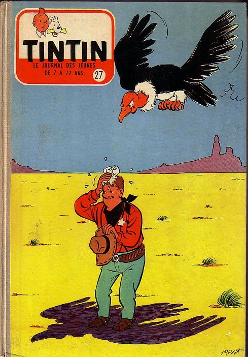Couverture de l'album Tintin Tome 27 Tintin album du journal (n° 383 à 395)