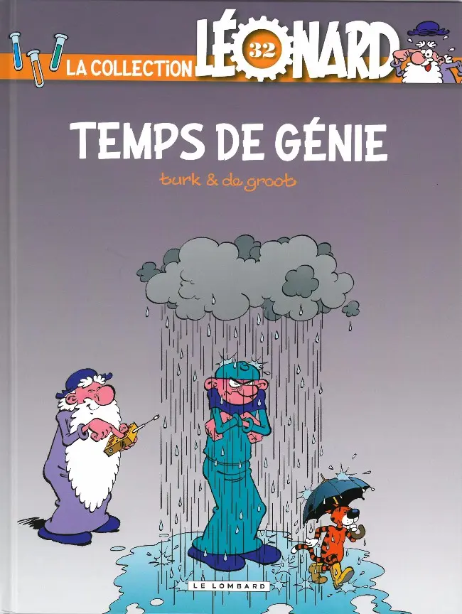 Couverture de l'album La Collection Léonard Tome 32 Temps de génie