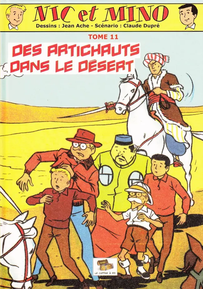 Couverture de l'album Nic et Mino Le Coffre à BD Tome 11 Des artichauts dans le désert