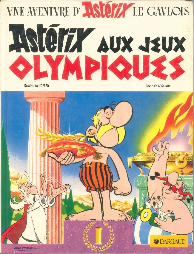 Couverture de l'album Astérix Tome 12 Astérix aux jeux olympiques