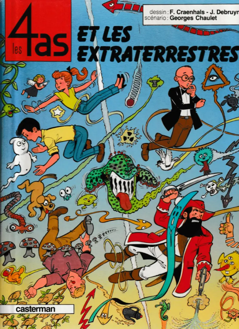 Couverture de l'album Les 4 as Tome 30 Les 4 as et les extraterrestres