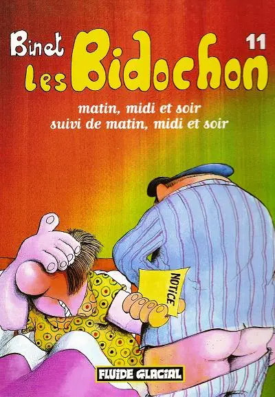 Couverture de l'album Les Bidochon Tome 11 Matin, midi et soir suivi de matin, midi et soir
