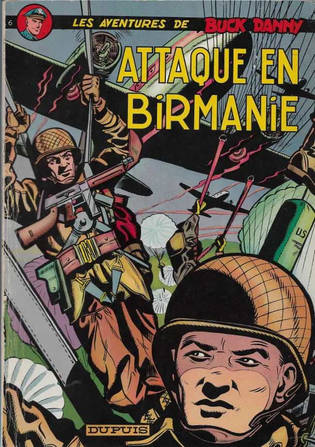 Couverture de l'album Buck Danny Tome 6 Attaque en Birmanie