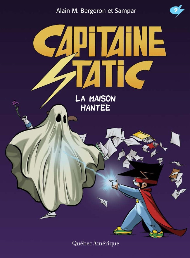 Couverture de l'album Capitaine Static 9 La Maison hantée