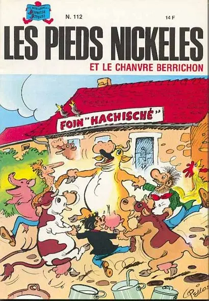 Couverture de l'album Les Pieds Nickelés Tome 112 Les Pieds Nickelés et le chanvre berrichon