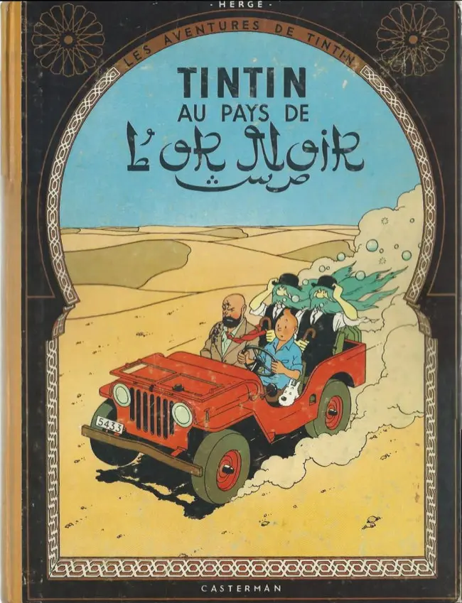 Couverture de l'album Tintin Tome 15 Tintin au pays de l'or noir