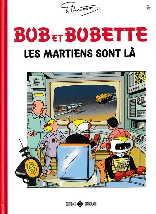 Couverture de l'album Bob et Bobette 10 Les martiens sont là