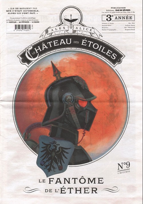 Couverture de l'album Le Château des étoiles N° 9 Le fantôme de l'éther