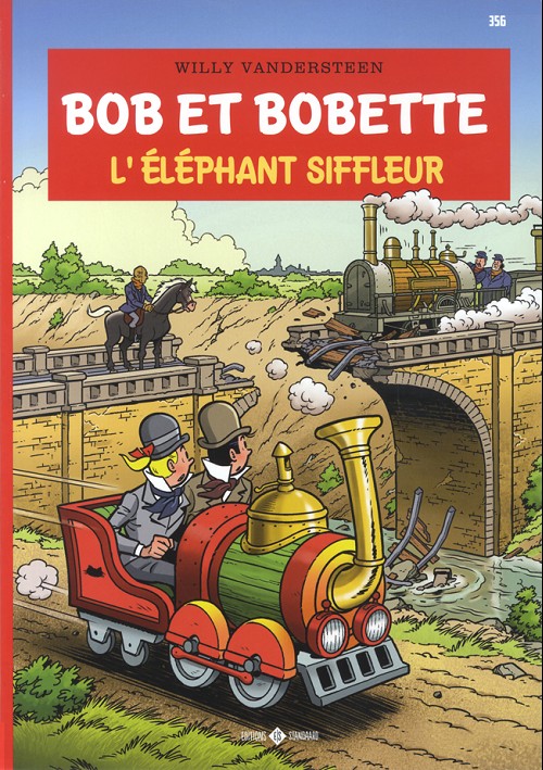 Couverture de l'album Bob et Bobette Tome 356 L'éléphant siffleur