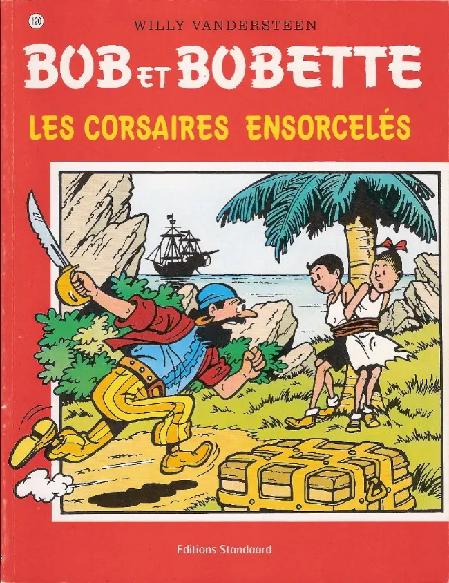 Couverture de l'album Bob et Bobette Tome 120 Les corsaires ensorcelés