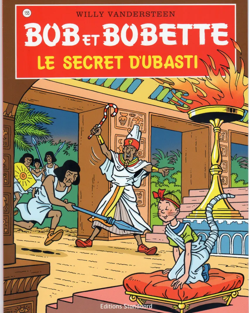 Couverture de l'album Bob et Bobette Tome 155 Le secret d'Ubasti