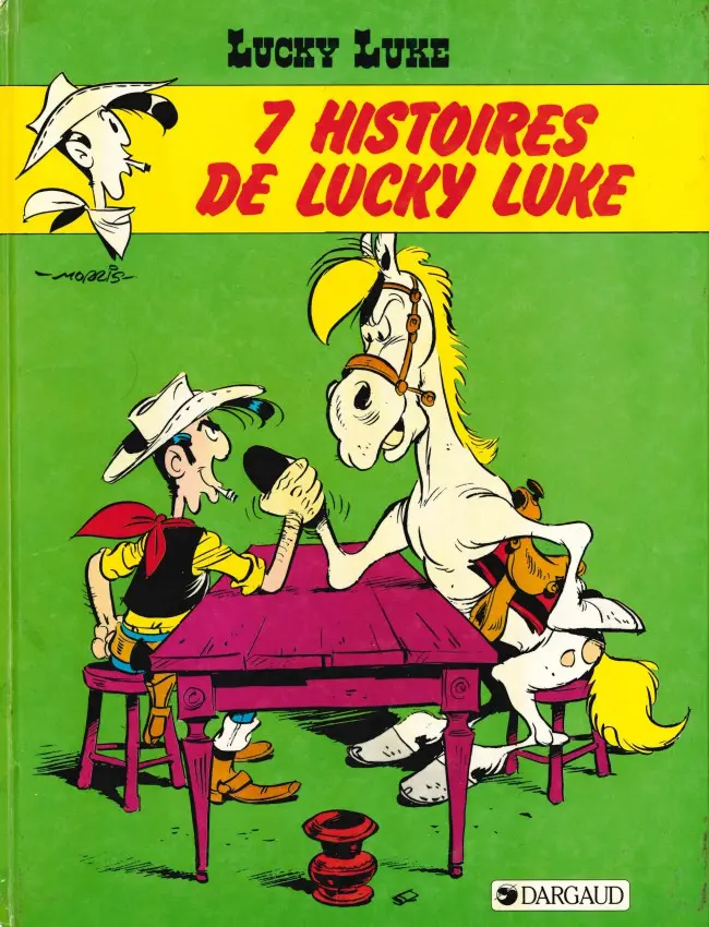 Couverture de l'album Lucky Luke Tome 42 7 histoires de Lucky Luke