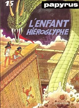 Couverture de l'album Papyrus Tome 15 L'enfant hiéroglyphe