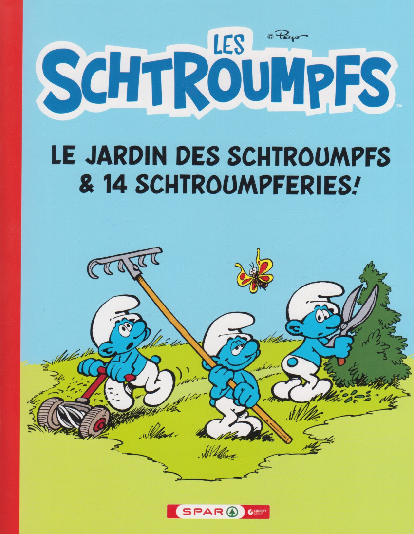 Couverture de l'album Les Schtroumpfs Le jardin des schtroumpfs & schtroumpferies!