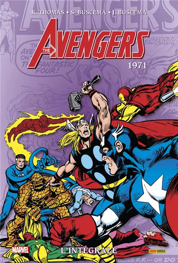 Couverture de l'album The Avengers - L'intégrale Tome 8 1971