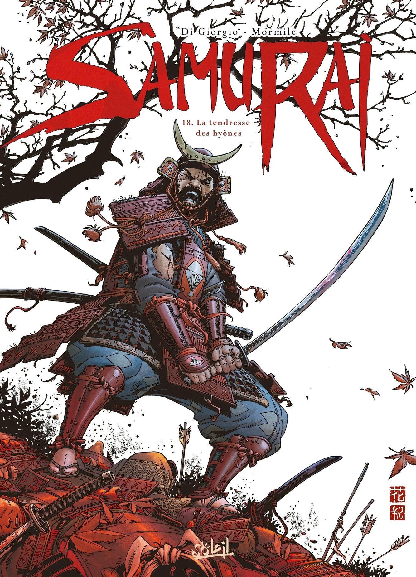 Couverture de l'album Samurai Tome 18 La Tendresse des hyènes