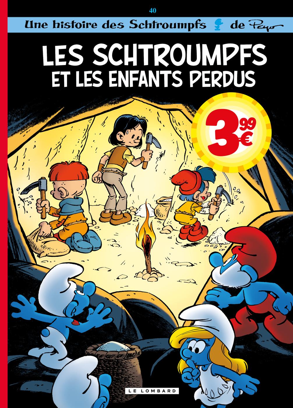 Couverture de l'album Les Schtroumpfs Tome 40 Les schtroumpfs et les enfants perdus