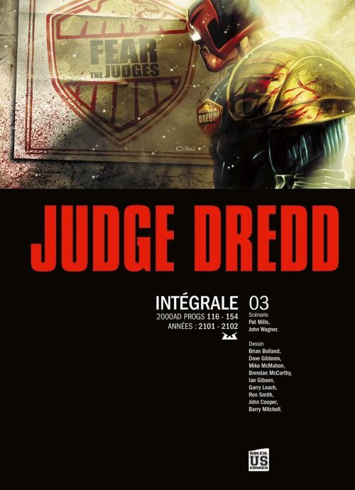 Couverture de l'album Judge Dredd Intégrale 03