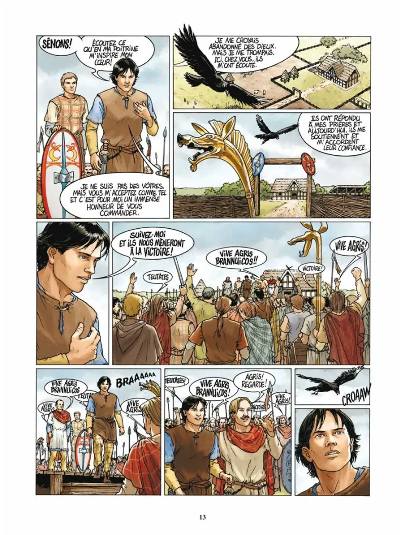 Planche de l'album Le Casque d'Agris Tome 3 Le cœur ou la raison