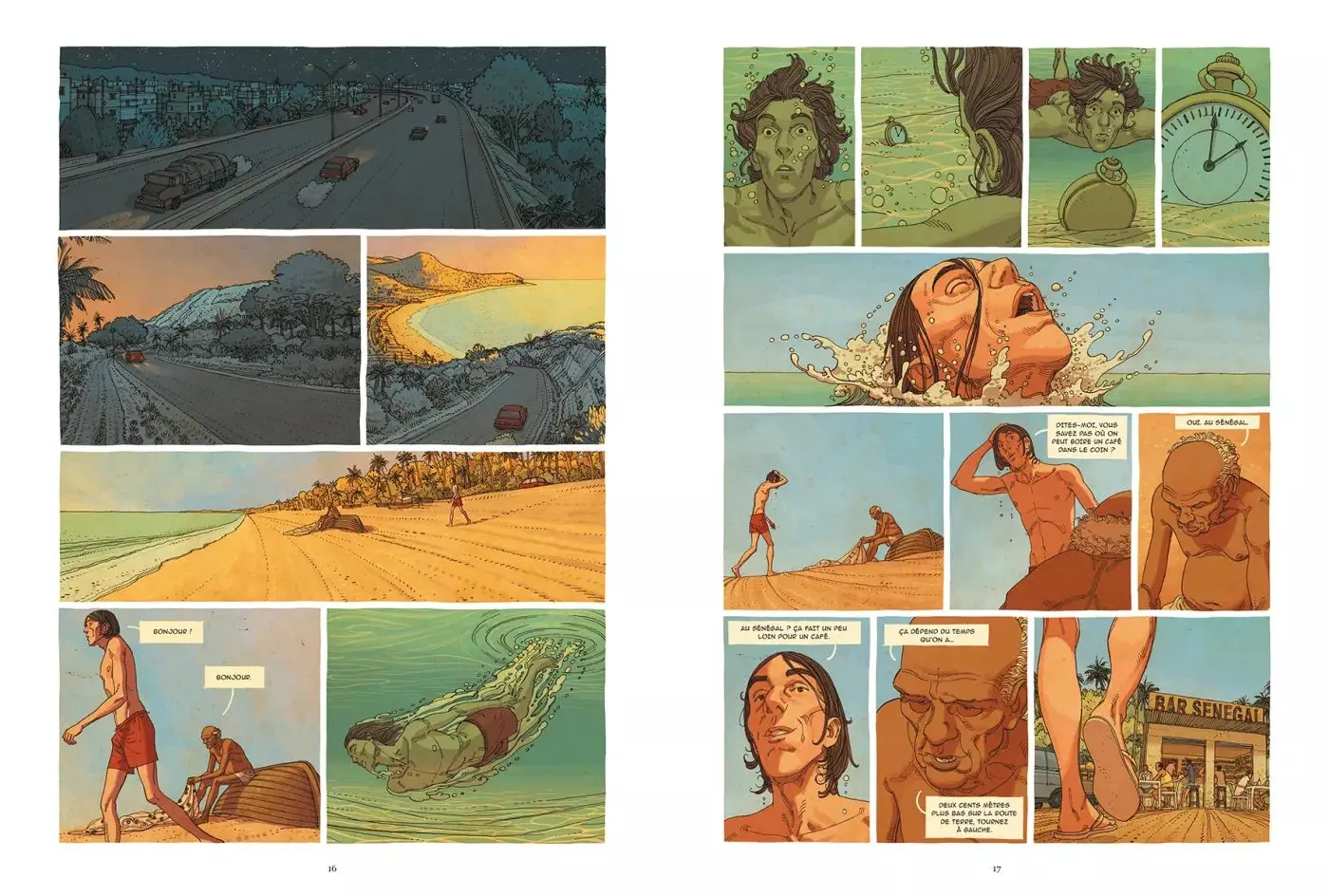 Planche de l'album Ivo a mis les voiles