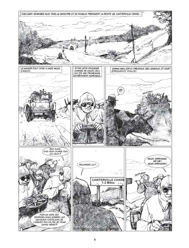 Planche de l'album Le fantôme de Canterville