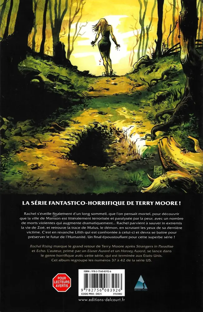 Verso de l'album Rachel Rising Tome 7 Tu n'es que poussière