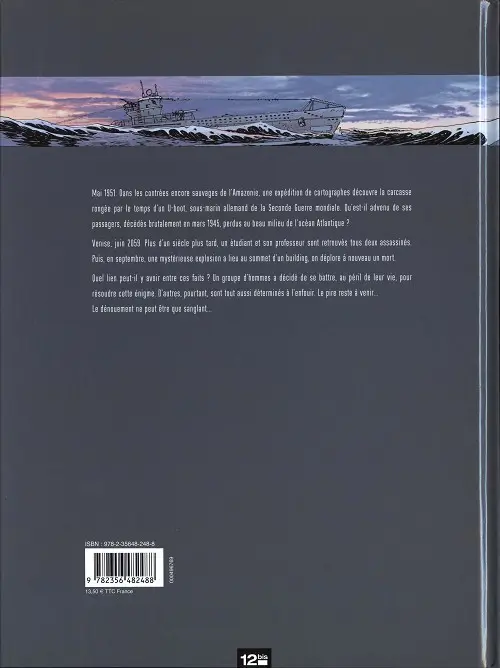 Verso de l'album U-Boot Tome 2 Herr Himmel