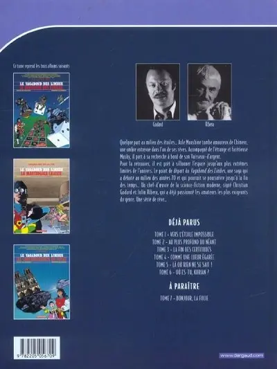 Verso de l'album Le Vagabond des Limbes Intégrale Tome 6 Où es-tu, Korian ?