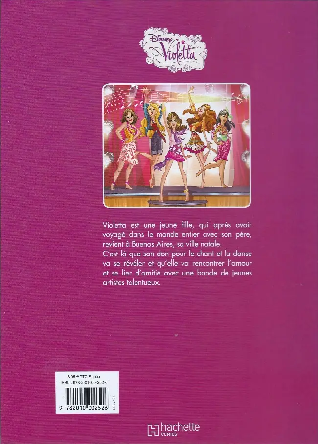 Verso de l'album Violetta 1
