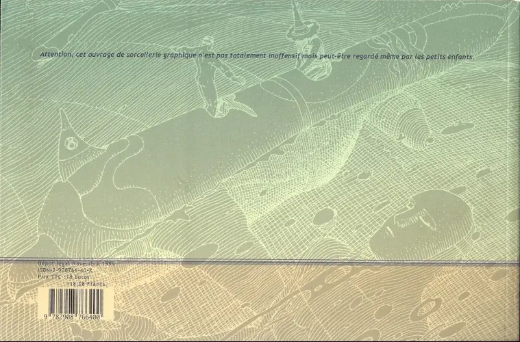 Verso de l'album 40 days dans le désert B