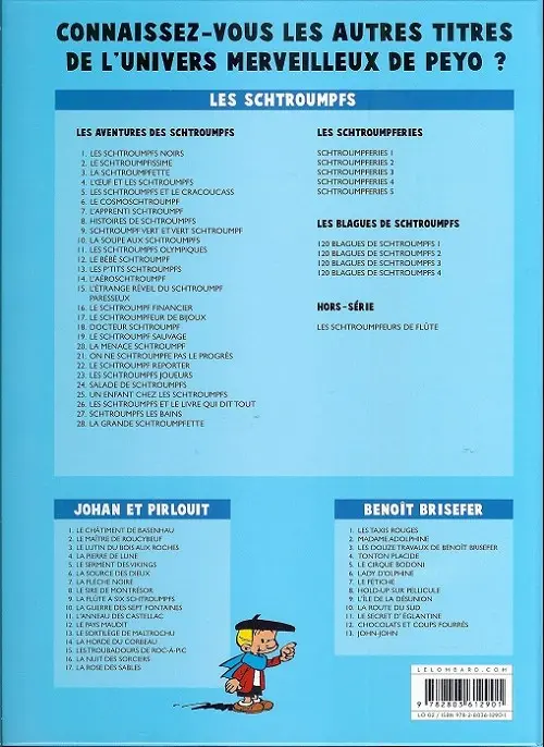 Verso de l'album Benoît Brisefer Tome 3 Les douze travaux de Benoît Brisefer