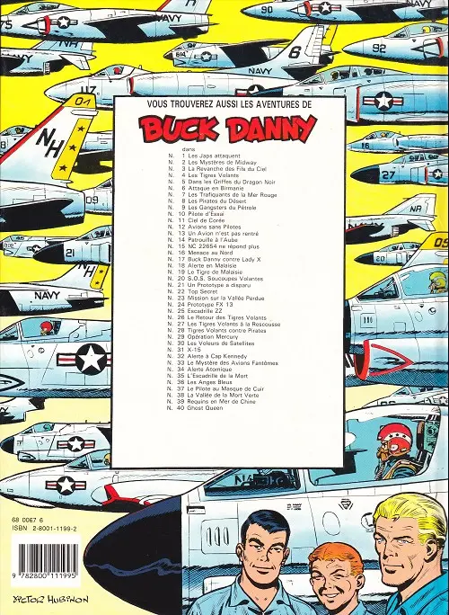 Verso de l'album Buck Danny Tome 3 La revanche des fils du ciel