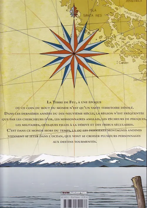 Verso de l'album Cap Horn Tome 1 La baie tournée vers l'Est