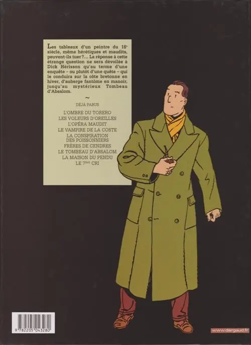 Verso de l'album Dick Hérisson Tome 7 Le tombeau d'Absalom