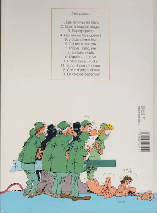 Verso de l'album Les Femmes en Blanc Tome 4 Les jeunes filles opèrent