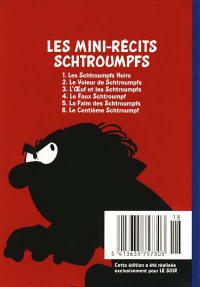 Verso de l'album Les Schtroumpfs Tome 2 Le Voleur de Schtroumpfs