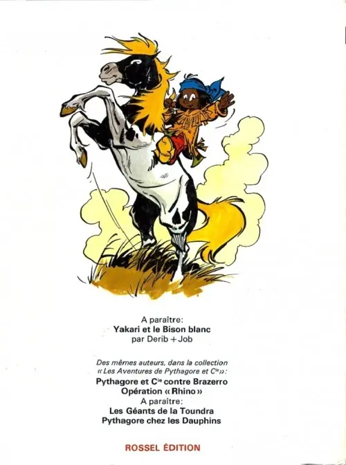 Verso de l'album Yakari Tome 1