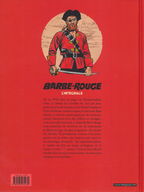 Verso de l'album Barbe-Rouge L'intégrale (Nouvelle édition) Tome 5 Le Pirate sans Visage